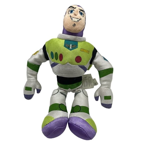 Disney Store Pixar Toy Story Buzz Lightyear 11” Plush Stuffed Toy Action Figure - Picture 1 of 5